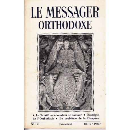 Le messager orthodoxe n° 86 Année 1980
