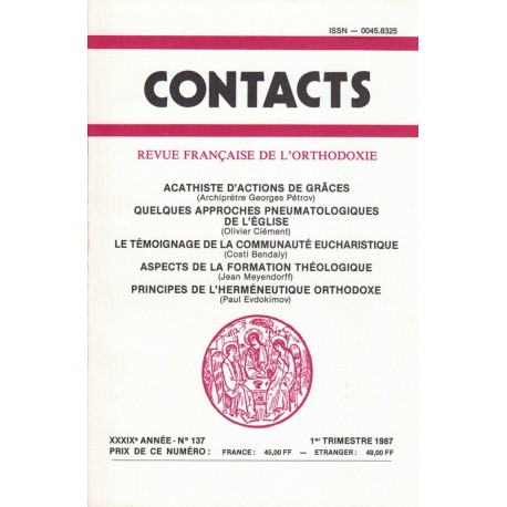 Contacts n° 137