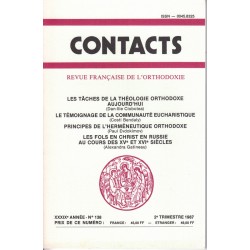 Contacts n° 138. 2° trimestre 1987