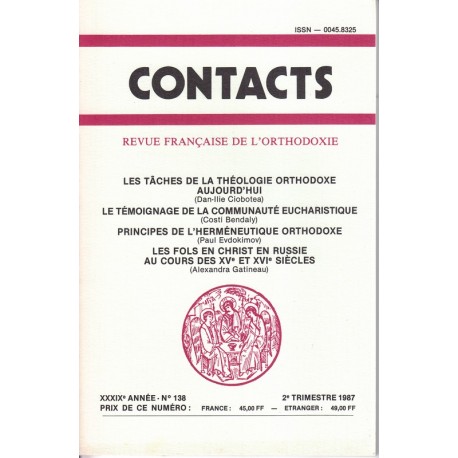 Contacts n° 138