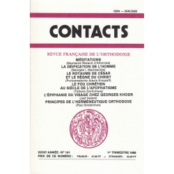 Contacts n° 141. 1° trimestre 1988