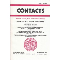 Contacts n° 143. 3° trimestre 1988