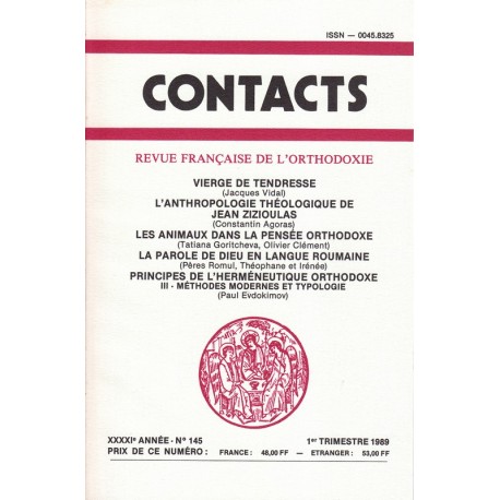 Contacts n° 145