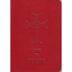 Livre de prière de poche couverture rouge