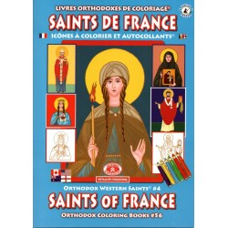 Saints de France. Icônes à colorier et autocollants