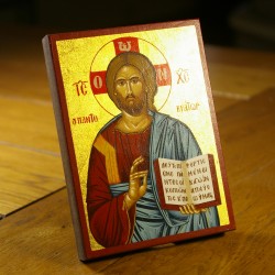 Icône du Christ 10 cm x 13 cm