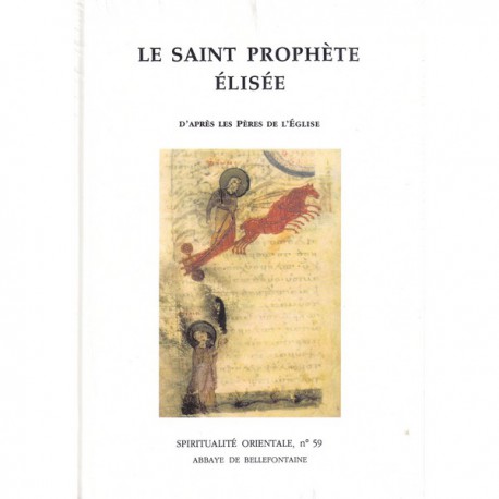 Le saint Prophète Elisée. D'après les Pères de l'Eglise.