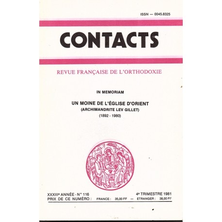 Contacts n° 116 - 4° trimestre 1981