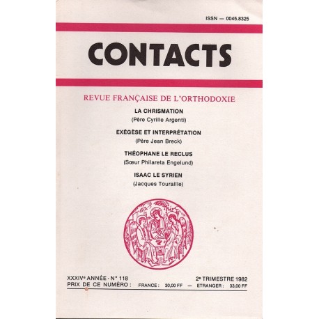 Contacts n° 118 - 2° trimestre 1982