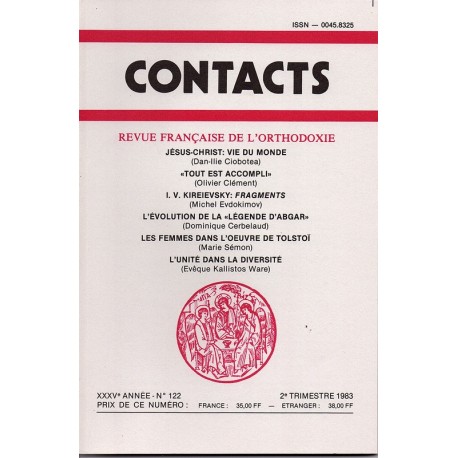 Contacts n° 122 - 2° trimestre 1983
