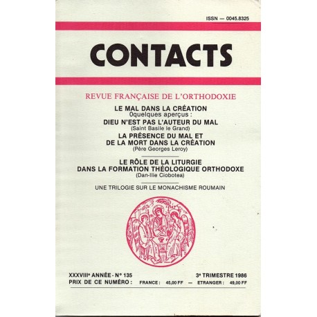 Contacts n° 135 - 3° trimestre 1986