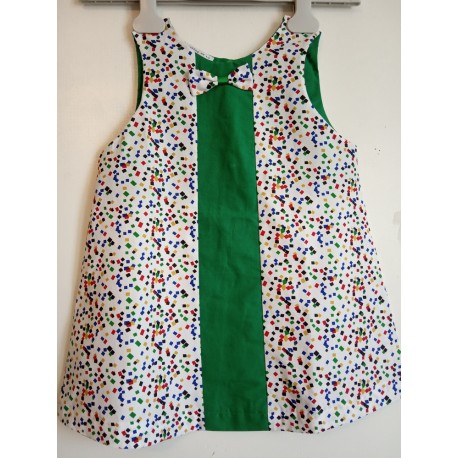 Robe chasuble Confettis - 3 - 4 ans