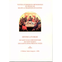Divine Liturgie de Saint Jean Chrysostome, de Saint Basile, des Saints dons présanctifiés. (Grand format)