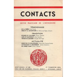 Contacts n° 85. 1° trimestre 1974