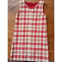 Robe chasuble à Carreaux 5 ans