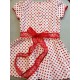 Robe à  Pois rouge - 3 - 4 ans