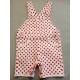 Salopette à  Pois rouge - 3  ans