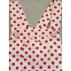 Salopette à  Pois rouge - 3  ans