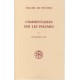 Commentaires sur les Psaumes I (Psaumes 1-14) - Hilaire de Poitiers