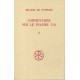Commentaire sur le Psaume 118 -Tome 2 - Hilaire de Poitiers