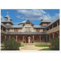 Carte atrium du monastère et façade de l'église - grand modèle