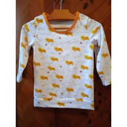 Tee Shirt Lion col rond 4 ans