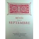 Ménée du mois de septembre