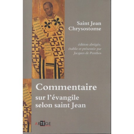 Commentaire sur l'évangile selon saint Jean