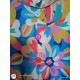 Robe à grosses fleurs 3 - 4 ans