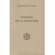 Homélies sur le Notre Père