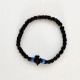 Chapelet orthodoxe 33 grains en rayonne grains bleus