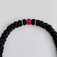 Chapelet orthodoxe 100 grains en rayonne avec grains rouge