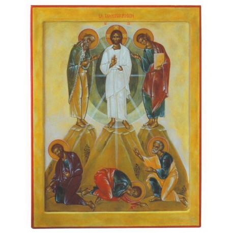 Carte reproduction icône de la Transfiguration