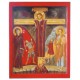 Carte reproduction icône de la Crucifixion