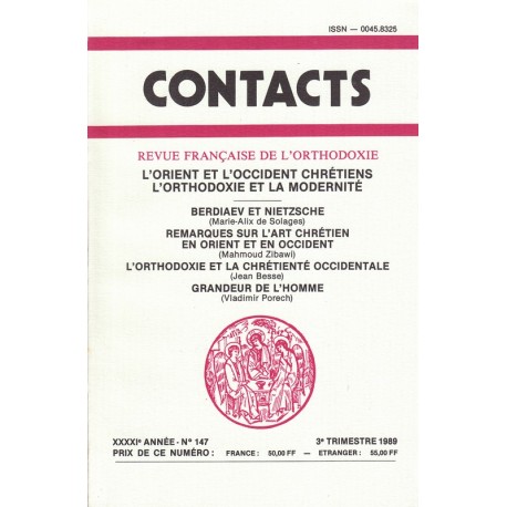 Contacts n° 147. 3° trimestre 1989