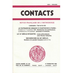 Contacts n° 152. 4° trimestre 1990