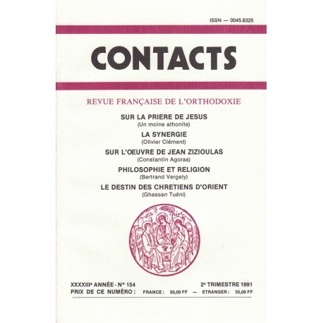 Contacts n° 154. 2° trimestre 1991