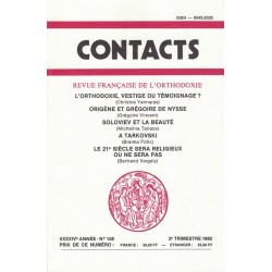 Contacts n° 158. 2° trimestre 1992