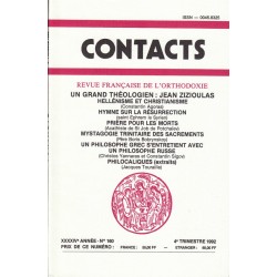 Contacts n° 160. 4° trimestre 1992