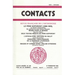 Contacts n° 163. 3° trimestre 1993