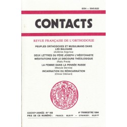 Contacts n° 168. 4° trimestre 1994